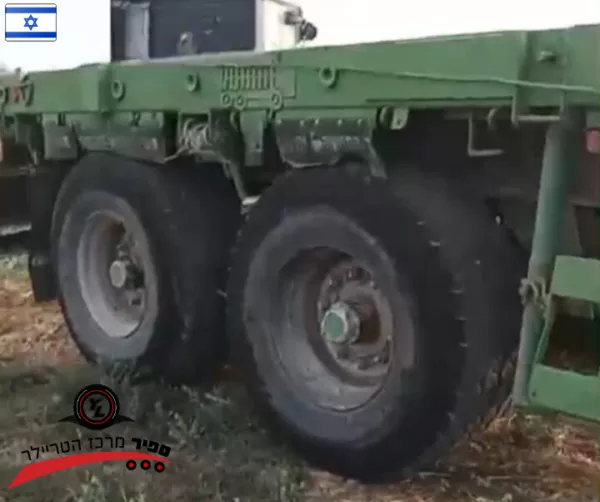 ⁦נתמך פתוח ציוד חריג 2 סרנים מתארך  תוצרת שלדות  שנת 1995⁩ – תמונה ⁦2⁩