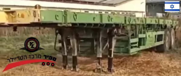 ⁦נתמך פתוח ציוד חריג 2 סרנים מתארך  תוצרת שלדות  שנת 1995⁩ – תמונה ⁦6⁩