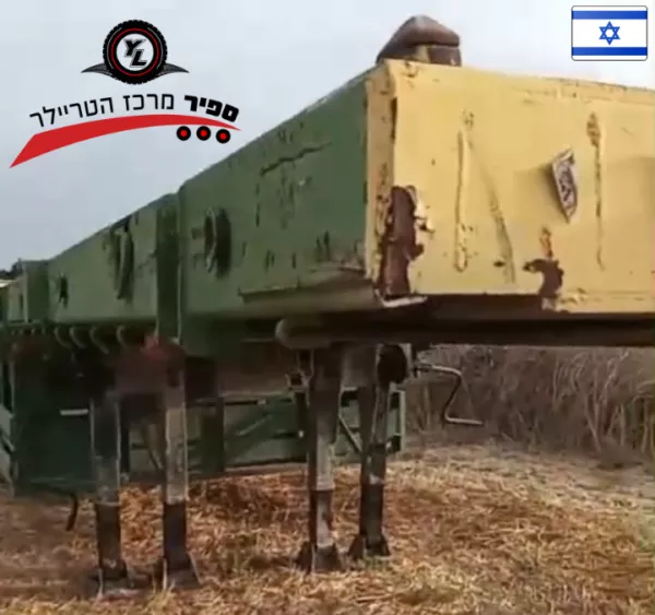 ⁦נתמך פתוח ציוד חריג 2 סרנים מתארך  תוצרת שלדות  שנת 1995⁩ – תמונה ⁦9⁩