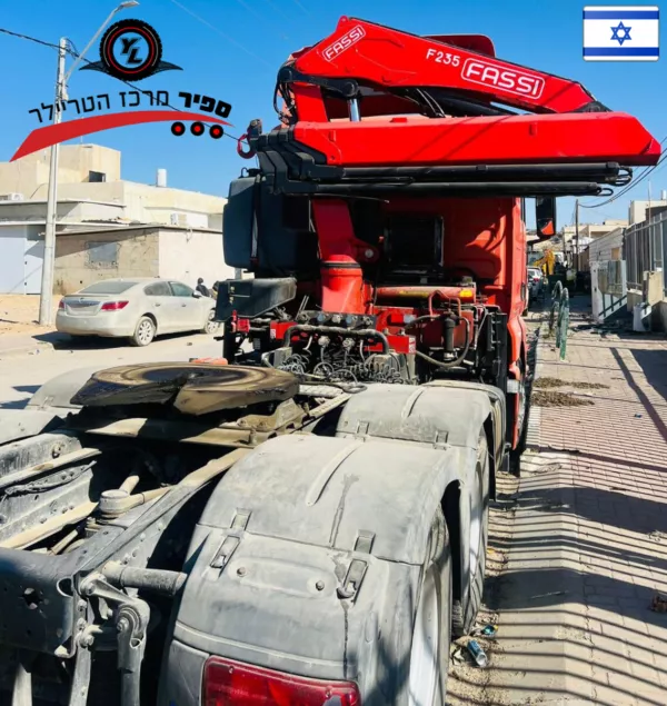 ⁦משא תומך מנוף מאן 4*6  שנת 10/2014⁩ – תמונה ⁦7⁩