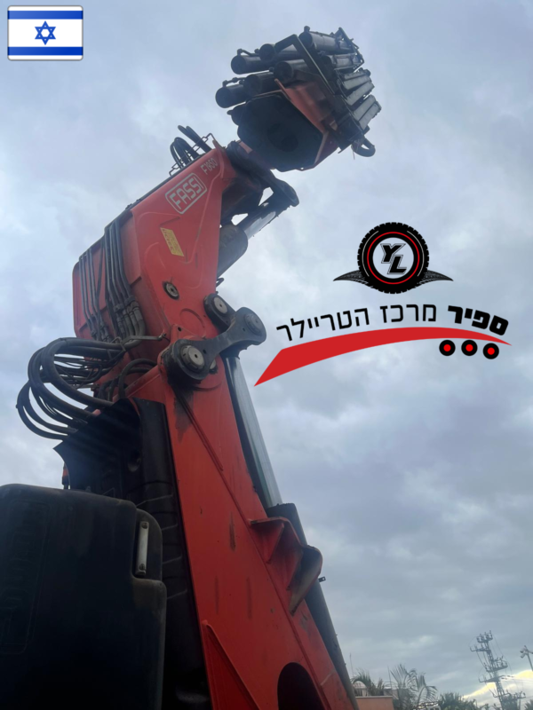 ⁦משא תומך עם מנוף מאן 2013 + 2 עגלות⁩ – תמונה ⁦3⁩