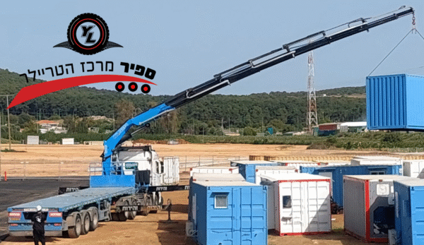 ⁦משא תומך סקניה 2022 עם מנוף פאסי 115 טון⁩ – תמונה ⁦2⁩