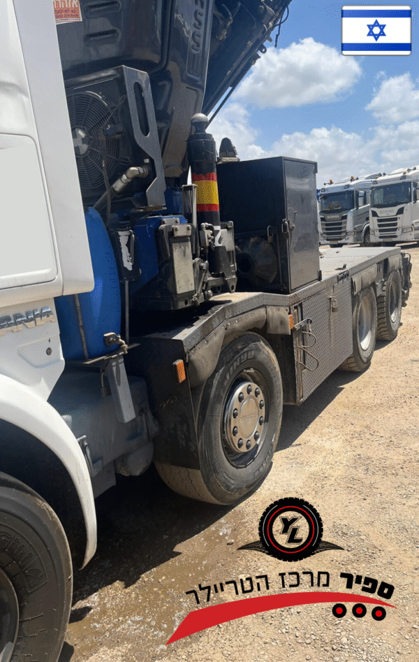⁦משא תומך סקניה 2017 עם מנוף פאסי 990⁩ – תמונה ⁦4⁩