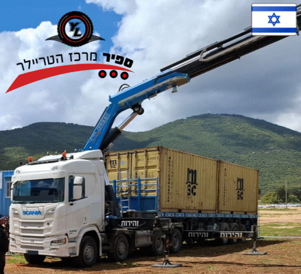 ⁦משא תומך סקניה 2022 עם מנוף פאסי 115 טון⁩ – תמונה ⁦3⁩