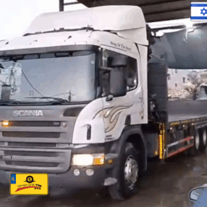 משא פתוח סקניה עם מנוף היאב 322  שנת 2011