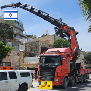 משא פתוח מנוף קדמי סקניה שנת 2012 מנוף פאסי 150