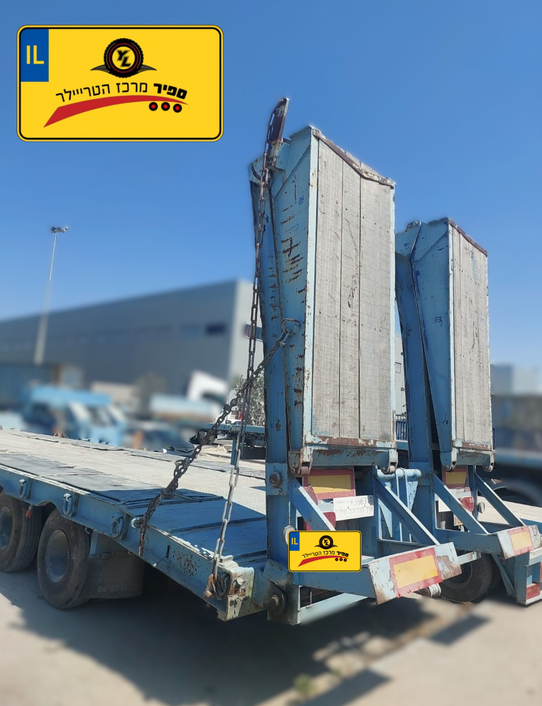נתמך ציוד חריג 2 סרנים שלדות שנת 1996 – תמונה 5