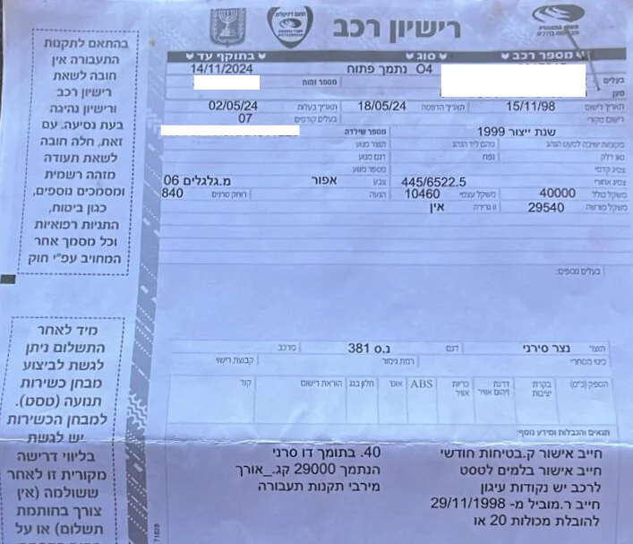 ⁦נתמך פתוח הופכת ברזל נצר סירני   שנת 1999⁩ – תמונה ⁦4⁩