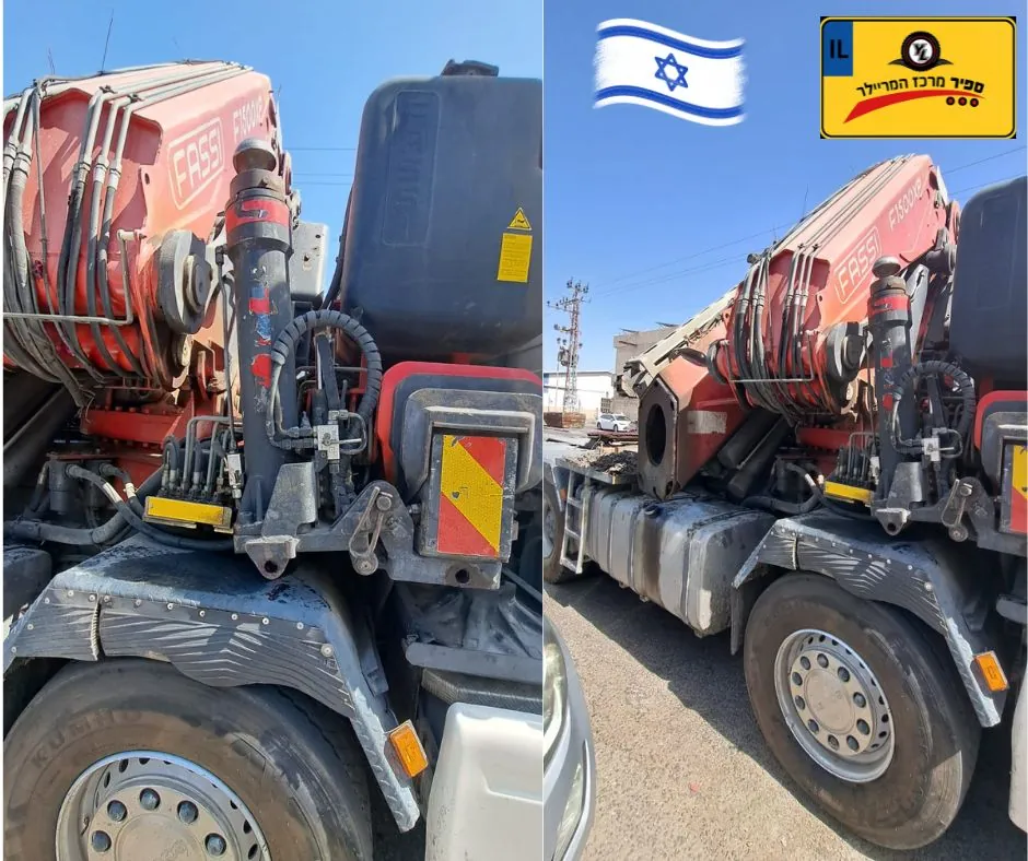 ⁦משא תומך סקניה עם הכנה למנוף  שנת 2012⁩ – תמונה ⁦2⁩