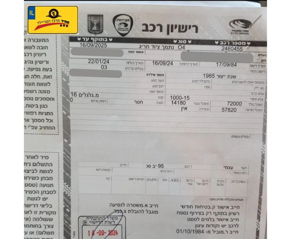 ⁦נתמך ציוד חריג כבד כבד נצר סירני   שנת 1985⁩ – תמונה ⁦3⁩