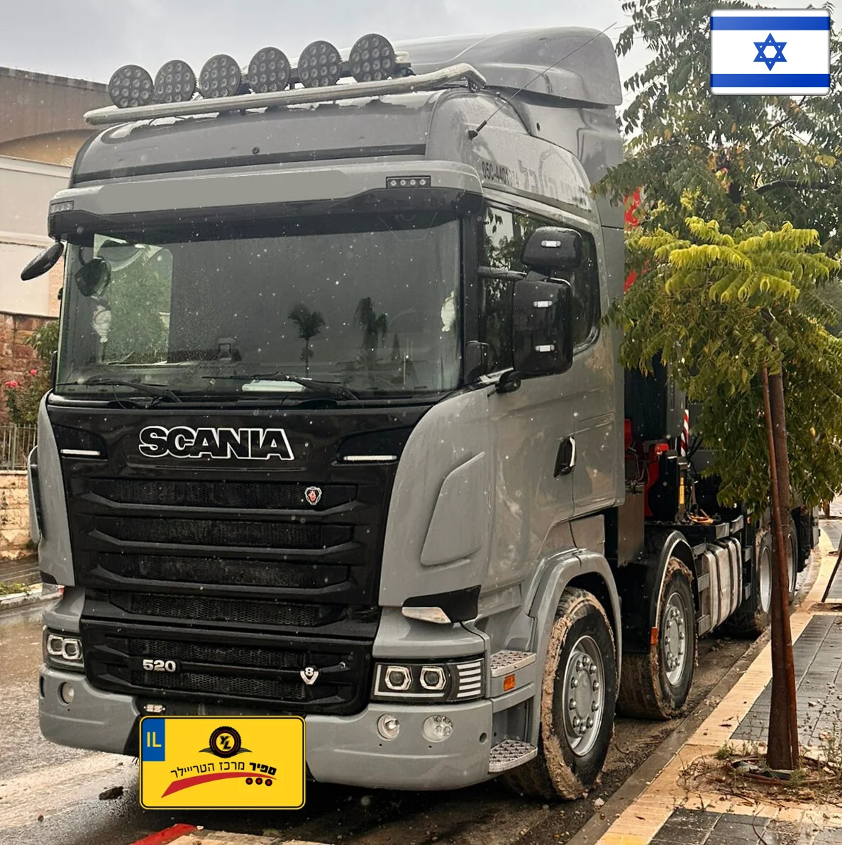 ⁦משא פתוח סקניה מנוף קדמי   שנת 2018⁩ – תמונה ⁦5⁩
