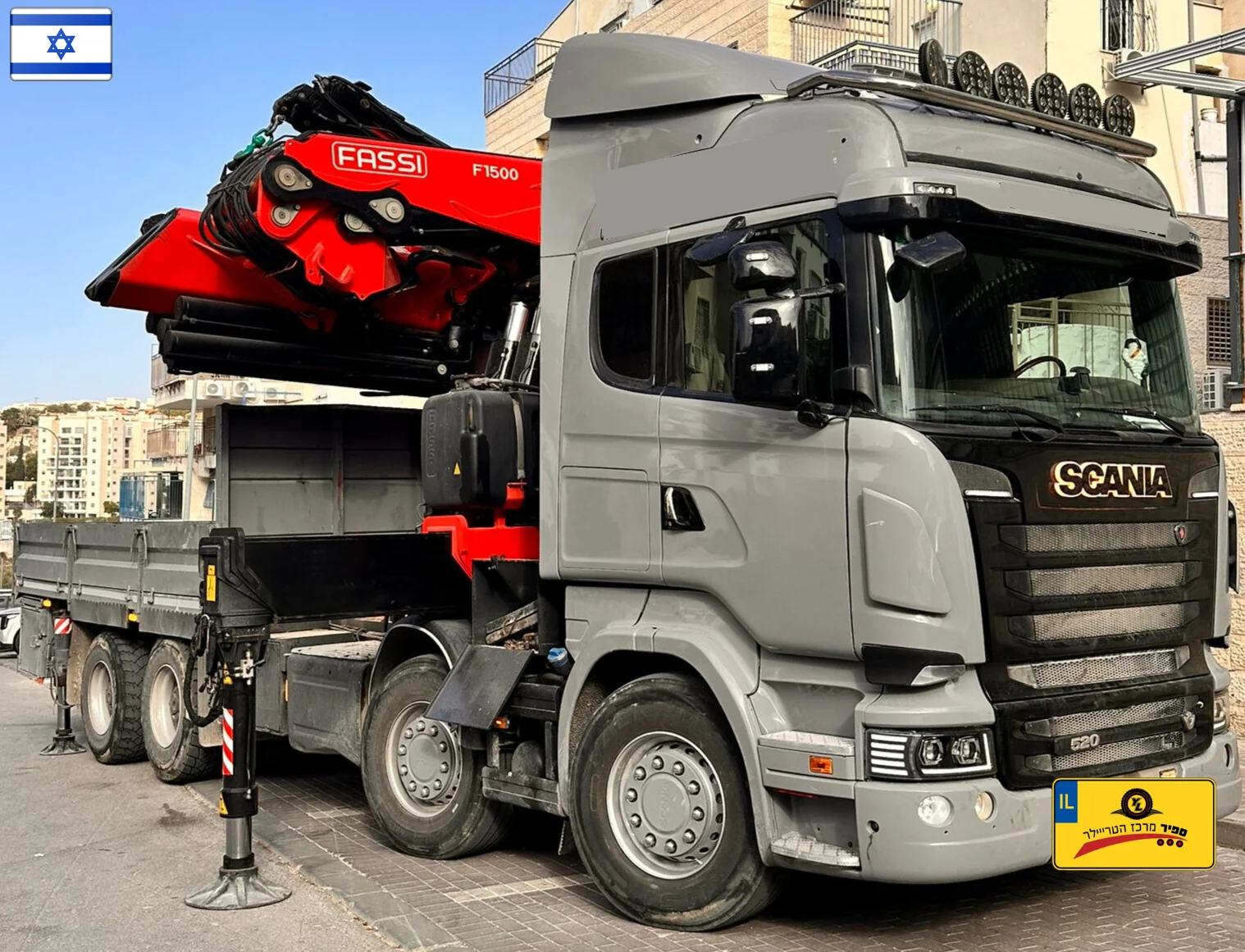 משא פתוח סקניה מנוף קדמי   שנת 2018